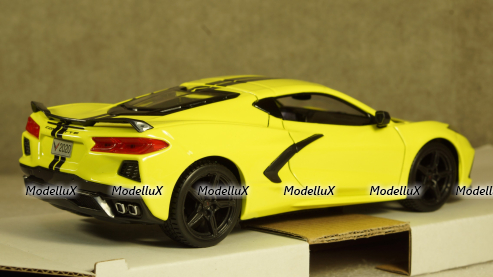 Chevrolet Corvette C8 Stingray 2020 yellow, 31527, Maisto 1:24