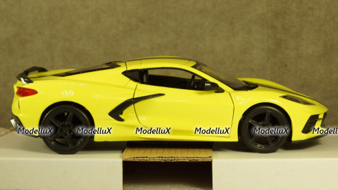 Chevrolet Corvette C8 Stingray 2020 yellow, 31527, Maisto 1:24