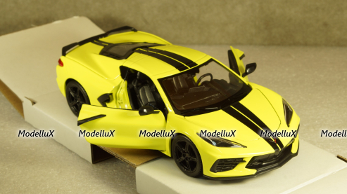 Chevrolet Corvette C8 Stingray 2020 yellow, 31527, Maisto 1:24