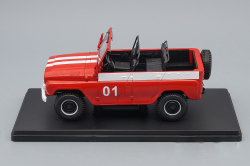 УАЗ-469Б Пожарный, Легендарные Советские Автомобили №64, Hachette 1:24