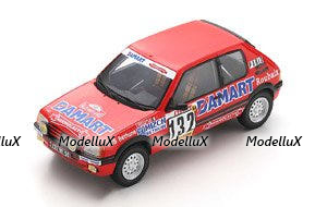 Peugeot 205 GTI No.132 Rally Monte Carlo 1986 François Delecour - Anne-Chantal Pauwels, S9456, Spark 1:43