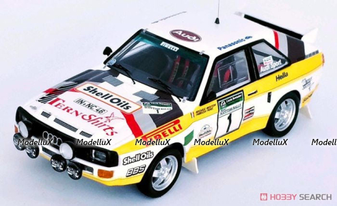 Audi Sport Quattro - Scottish Rally 1985 - Michèle Mouton / Fabrizia Pons, Trofeu 1:43