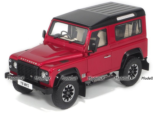 Land Rover Defender 90 works V8 70TH edition 2017 red, Almost Real 1:18