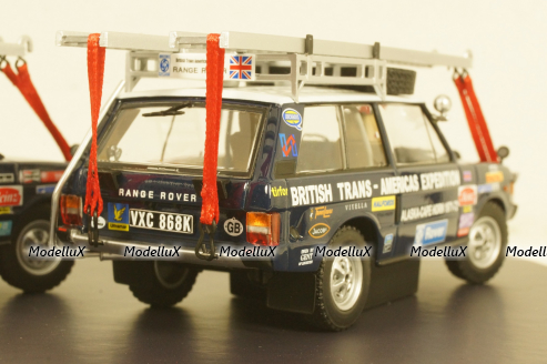 Range Rover The British Trans americas Expedition, набор из 2х машин, ALM410100, Almost Real 1:43