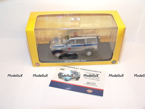 Уаз Патриот ДПС 2010 г., 231632, DiP Models 1:43