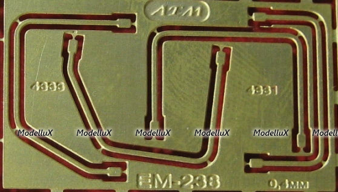 Фототравление держатели зеркал ЗИЛ 4331/ЗИЛ 4333, EM-238