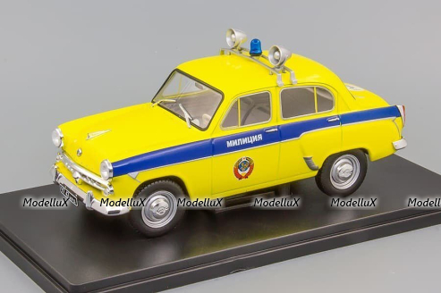 Москвич-407 Милиция Легендарные Советские Автомобили №77, Hachette 1:24