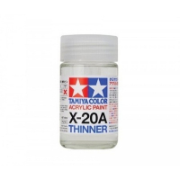 Растворитель для акриловых красок серии X и XF от Tamiya, 46мл, X-20A, Tamiya