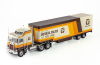 Kenworth K100 Aerodyne with semi-trailer "Imperial Palace" 1976, white/orange, American truck, Spain, #88, Altaya 1:43