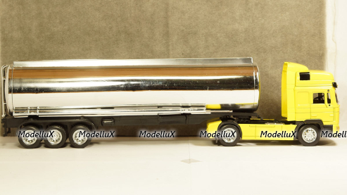 Man F200 yellow/chrome, New Ray 1:43