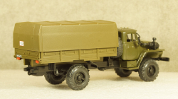 Урал-43206 бортовой с тентом хаки, Элекон 1:43