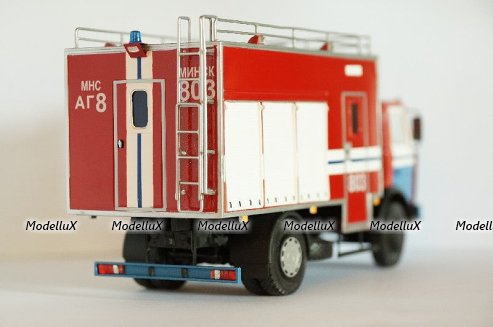 МАЗ 5337 АГ 8 газодымозащитный Автомобиль, Nik models 1:43