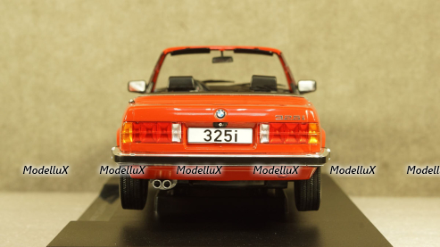 BMW 325i (E30) Convertible red, MCG18151, MCG 1:18