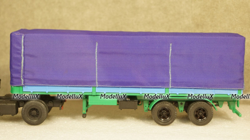МАЗ-5205А полуприцеп с тентом, Viko models 1:43