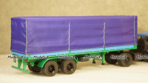 МАЗ-5205А полуприцеп с тентом, Viko models 1:43