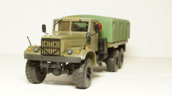Краз 255 тентованный хаки в коробке, Саратов 1:43