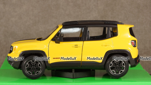 Jeep Renegade Trailhawk yellow, 24071, Welly 1:24