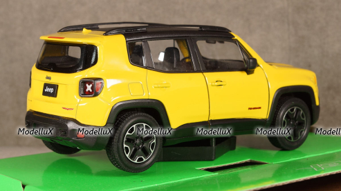 Jeep Renegade Trailhawk yellow, 24071, Welly 1:24