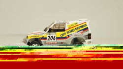 Mitsubishi Pajero #206 RALLY PARIS DAKAR 1998, Skid 1:43