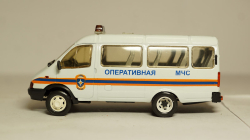 Газ 3221 Газель оперативная МЧС, Агат 1:43