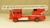 Saviem S7 пожарное депо с лестницей красный, Atlas 1:43