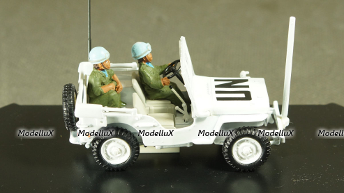 Jeep Willys UN Lebannon 1978 с фигурками, Victoria 1:43
