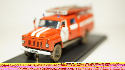 Газ - 53А  АЦ-30 со следами эксплуатации, Modellux 1:43
