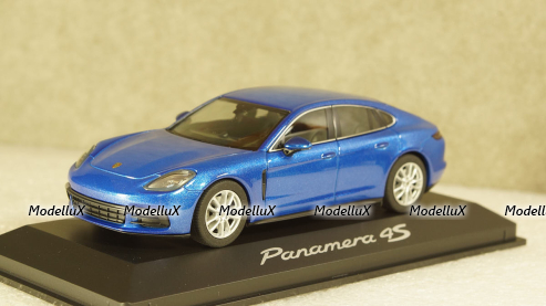 Porsche Panamera 4S (2. Gen.) 2016 blue, Herpa 1:43