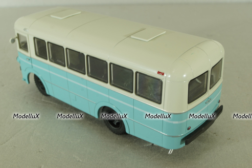 РАФ-976 автобус, белый/бирюзовый, Наши Автобусы №22, Modimio 1:43