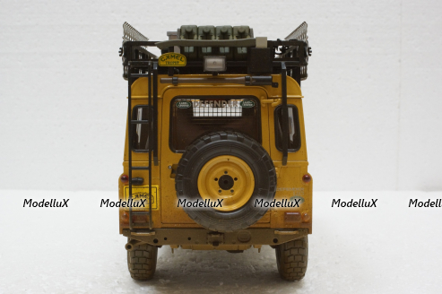 Land Rover Defender 110 Rally Camel Trophy 1993 Dirty Version, ALM810309, Almost Real 1:18