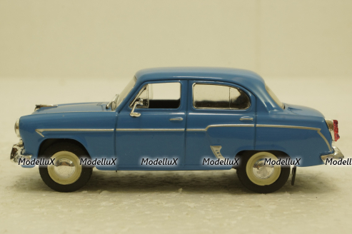 Москвич-407, голубой,  Автолегенды СССР №1, 1:43