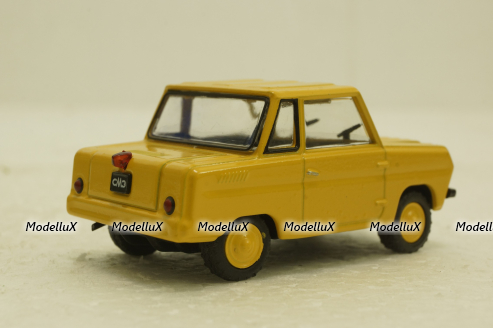 СМЗ-СЗД, желтый, Автолегенды СССР №59, 1:43