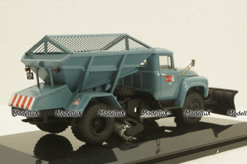Зил-130 ПР-130 Пескоразбрасыватель, Ленинград 1968г, 113023, РЕПЛИКА DiP Models 1:43
