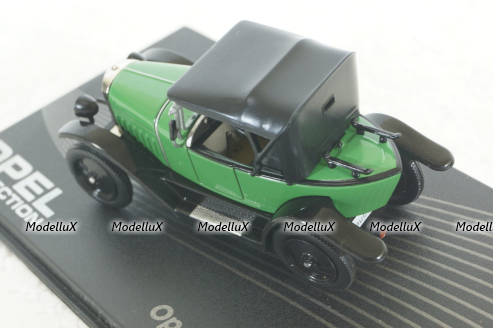 Opel 4/12 PS 1924 green, OPC022, Opel Collection #22 1:43