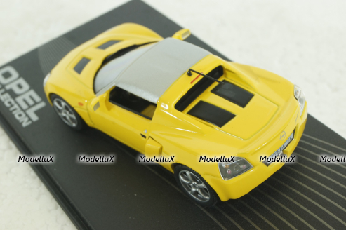 Opel Speedster 2000 yellow, OPC028, Opel Collection #28 1:43