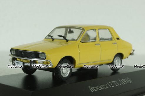 Renault R12 TL 1976, yellow, Grandes Autos, Altaya 1:43