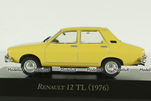 Renault R12 TL 1976, yellow, Grandes Autos, Altaya 1:43