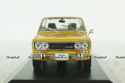 Datsun 510 Sedan 1971, yellow, Grandes Autos, Altaya 1:43