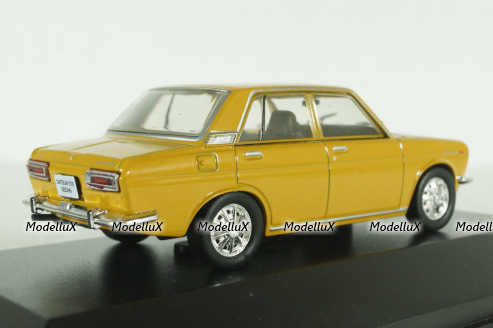 Datsun 510 Sedan 1971, yellow, Grandes Autos, Altaya 1:43