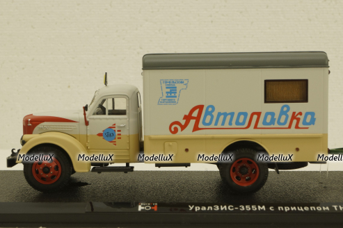 УралЗис-355М с прицепом ТН-2Ф, TruckTyr 1:43