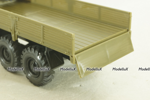 Камаз-43105 с тентом, поворотный мост, хаки, Элекон 1:43