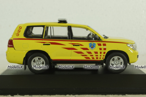 Toyota Land Cruiser 200 Qatar Fire Brigade 2009, JC256, J-Collection 1:43