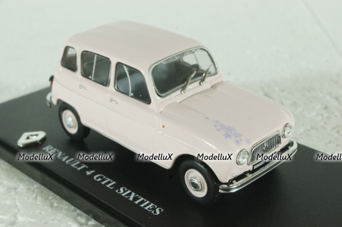 Renault R4 GTL Sixties 1985, Hachette 1:43