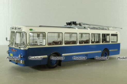 Зиу-5, троллейбус, синий, DEMPRICE 1:43