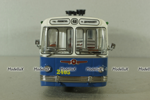 Зиу-5, троллейбус, синий, DEMPRICE 1:43