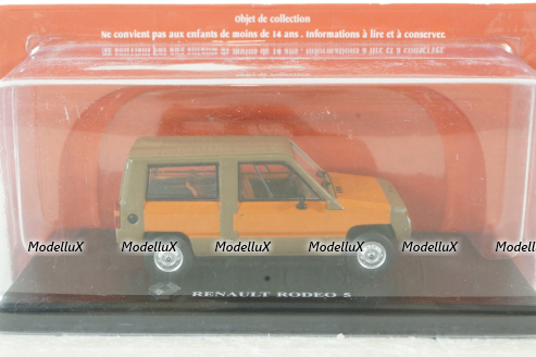 Renault R4 Rodeo 5 1982, Hachette 1:43