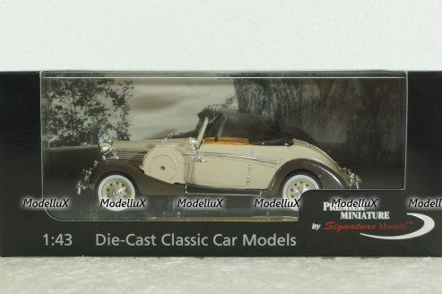 Maybach SW38 Cabriolet (open) Spohn 1937, beige, 43705, Signature Model 1:43