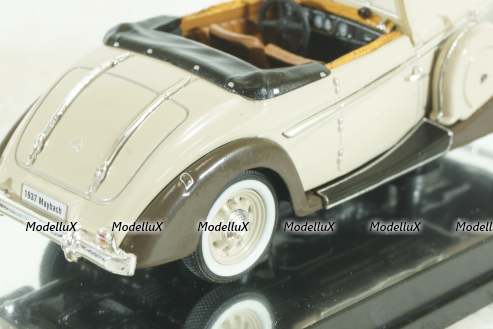 Maybach SW38 Cabriolet (open) Spohn 1937, beige, 43705, Signature Model 1:43