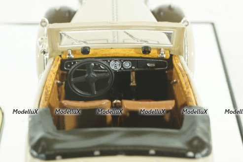 Maybach SW38 Cabriolet (open) Spohn 1937, beige, 43705, Signature Model 1:43