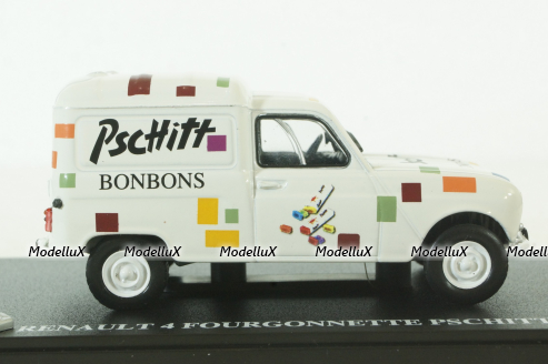 Renault R4 Van Fourgonnette Pschitt 1962, Hachette 1:43